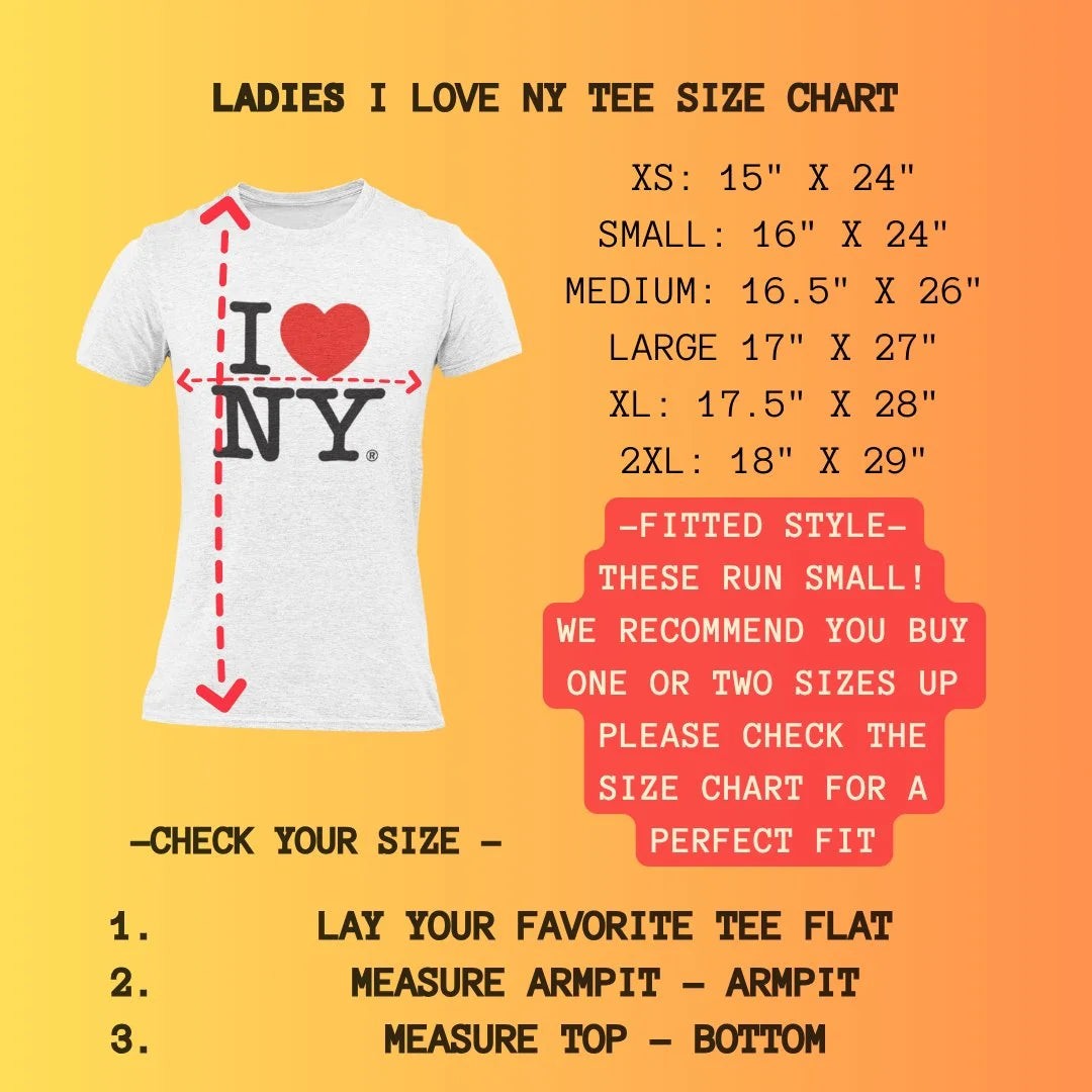 I Love NY Women's V-Neck T-Shirt Heather Gray