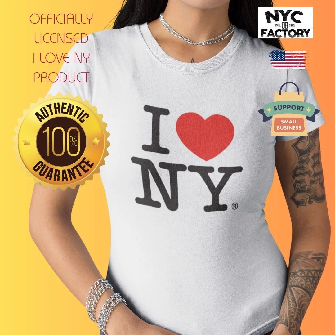 I Love NY Women's Turquoise Crewneck T-Shirt