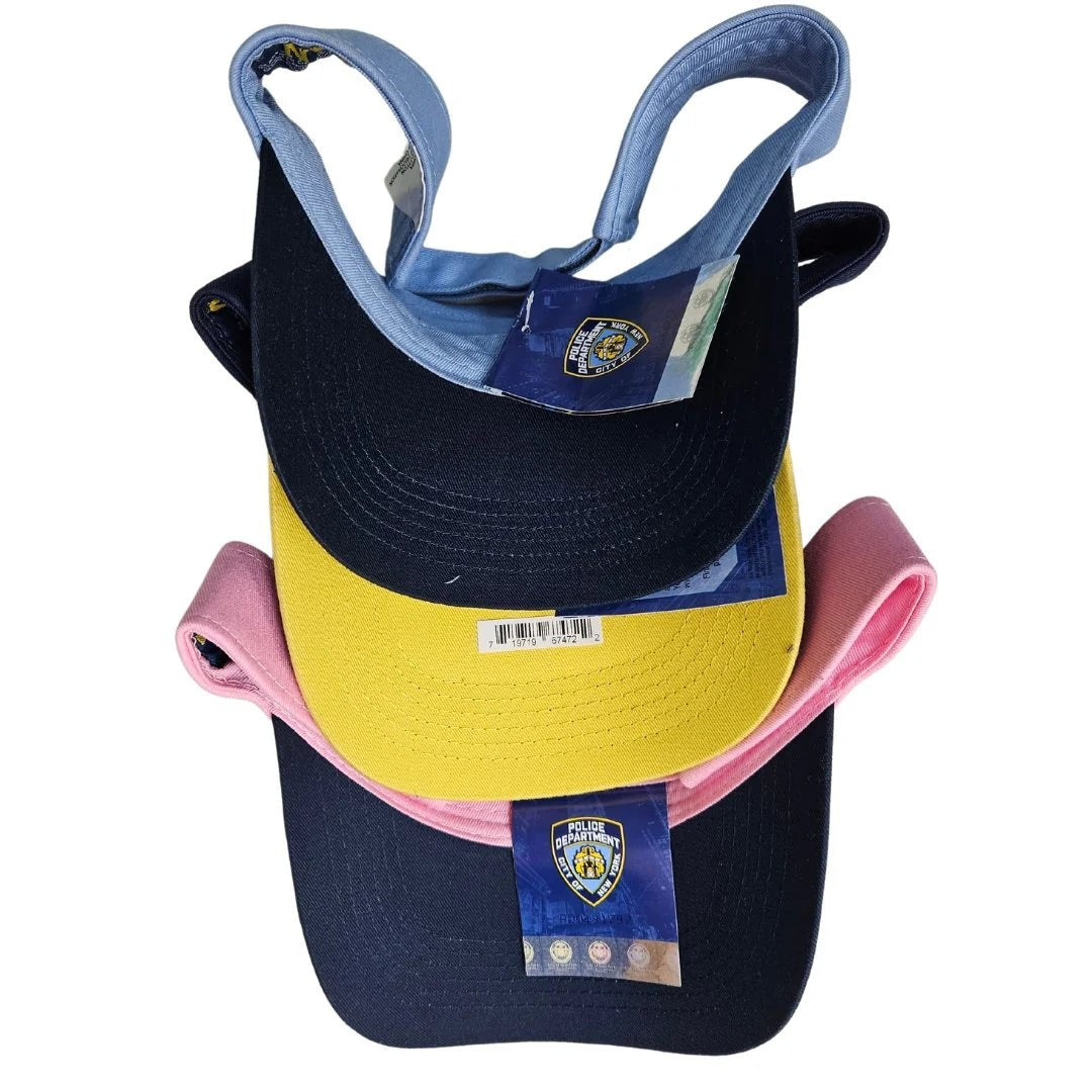 NYPD Unisex Officially Licensed Navy Sun Visor
