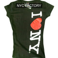 I Love NY Women's Black T-Shirt