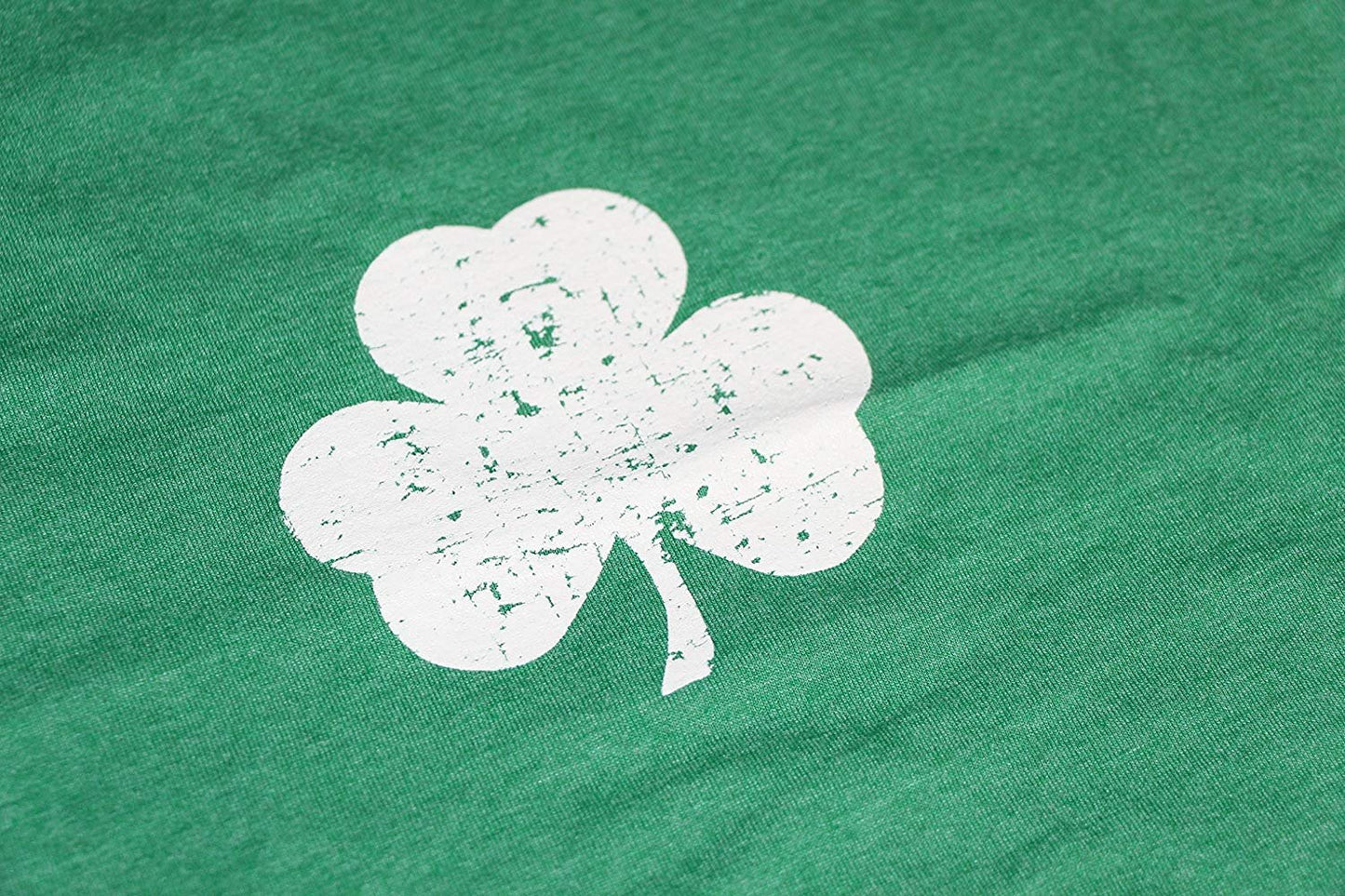 Shamrock Women's Heather Green Distressed T-Shirt