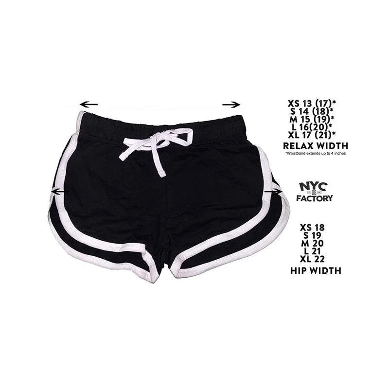I Love NY Women's White Summer Shorts
