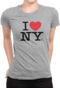 I Love NY Ladies T-Shirt Crewneck Tee Officially Licensed