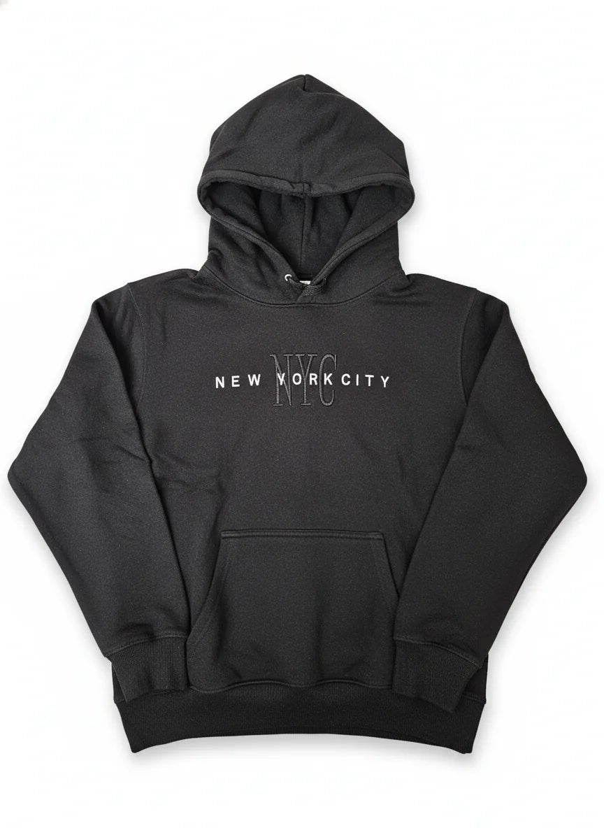 NYC Factory Unisex New York City Black Hoodie